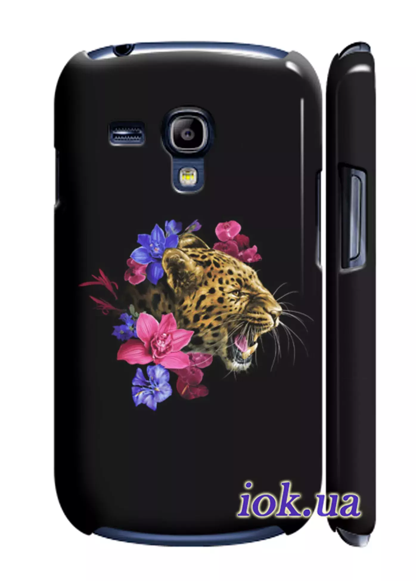 Чехол для Galaxy S3 Mini - Хищник в цветах