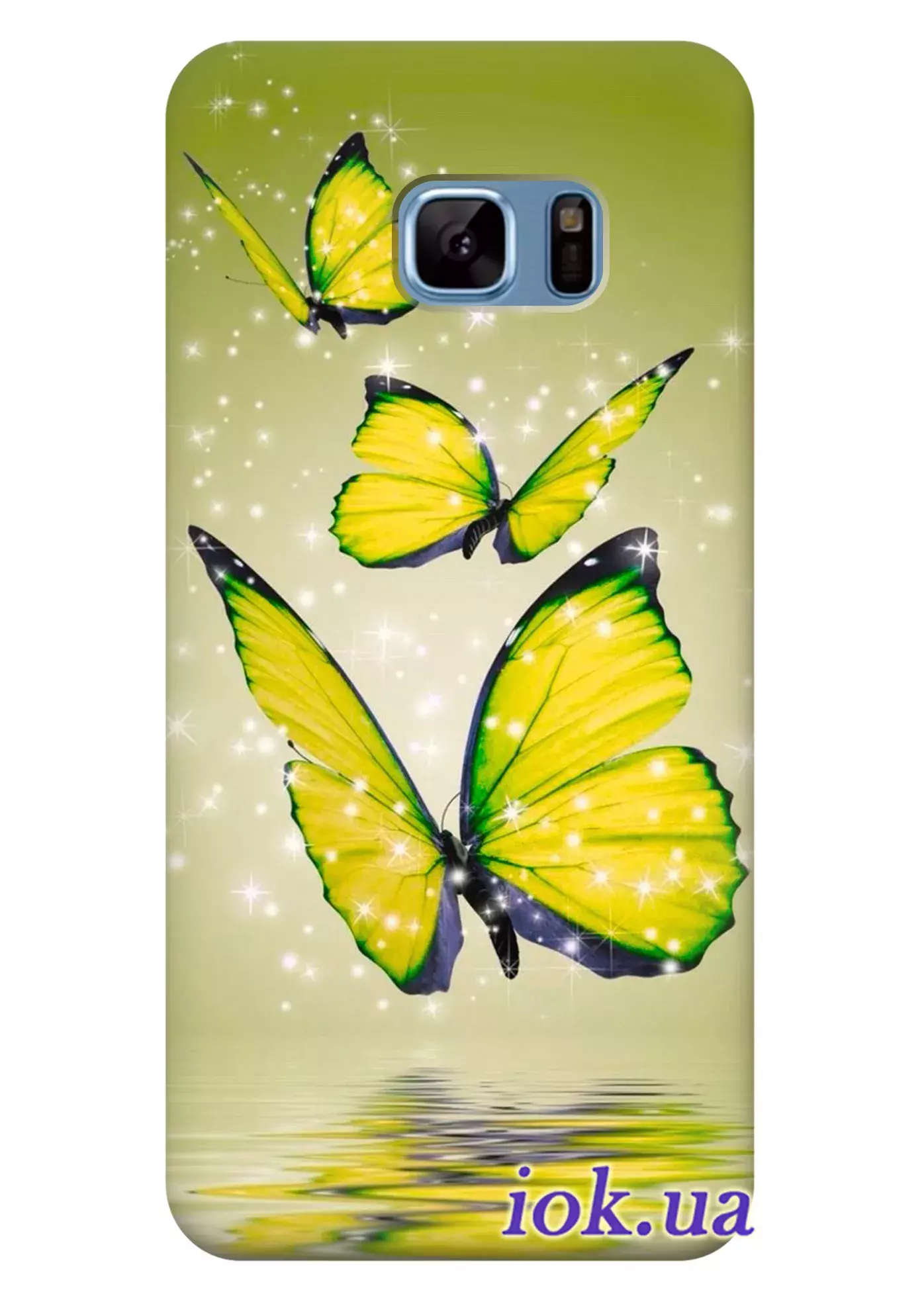 Чехол для Galaxy Note 7 - Бабочки
