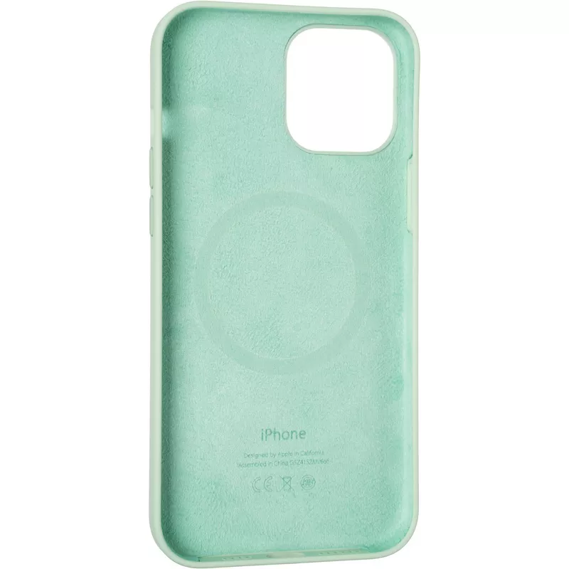 Чехол Original Full Soft Case (MagSafe Splash Screen) для iPhone 12 Pro Max Pistachio