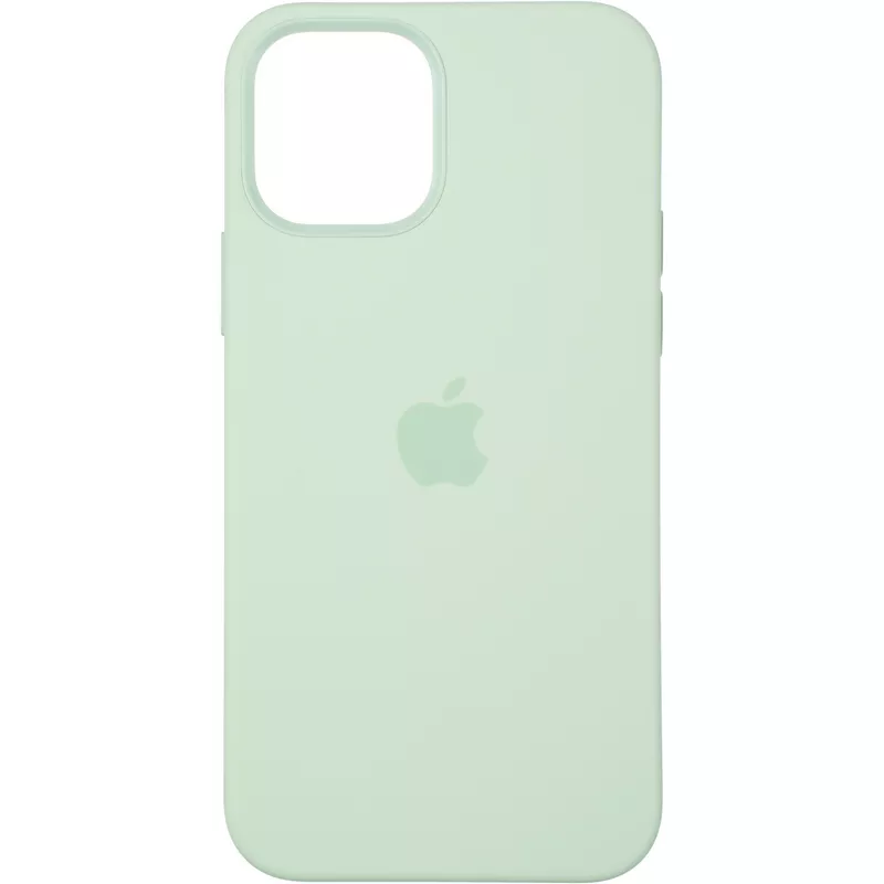 Чехол Original Full Soft Case (MagSafe Splash Screen) для iPhone 12/12 Pro Pistachio