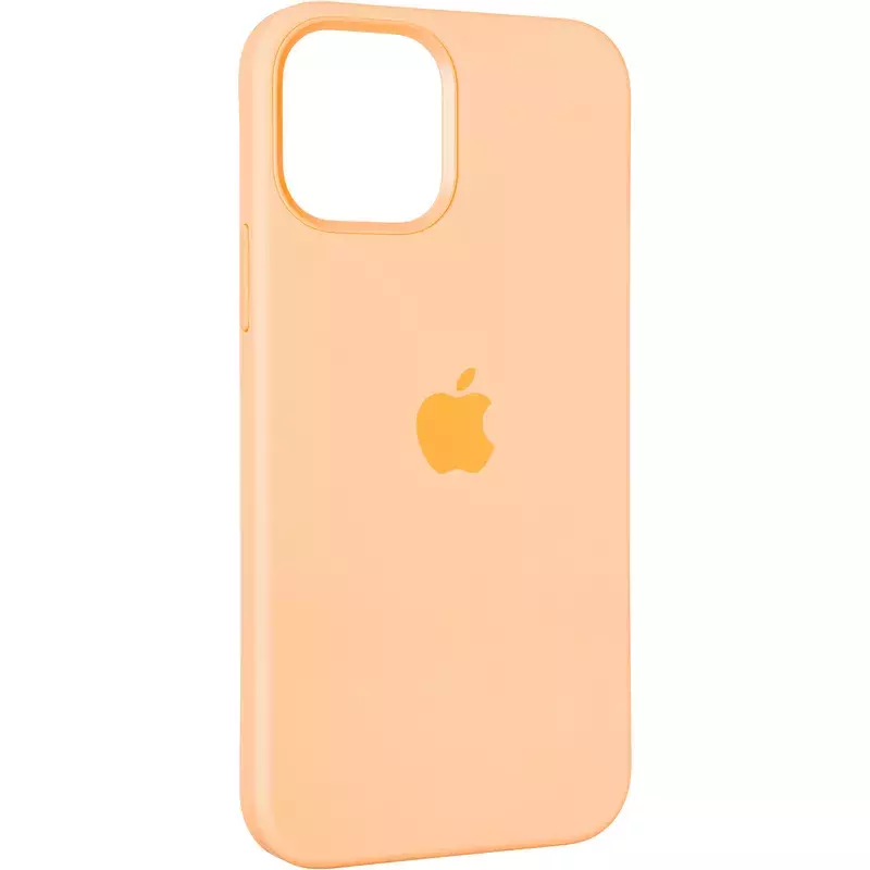 Чехол Original Full Soft Case (MagSafe Splash Screen) для iPhone 12/12 Pro Cantaloupe