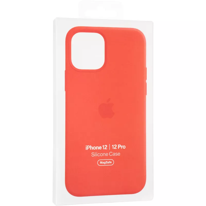 Чехол Original Full Soft Case (MagSafe Splash Screen) для iPhone 12/12 Pro Electric Orange