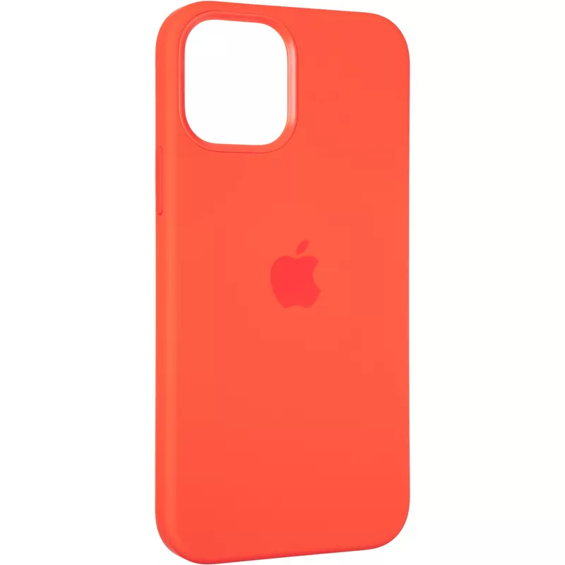 Чехол Original Full Soft Case (MagSafe Splash Screen) для iPhone 12/12 Pro Electric Orange