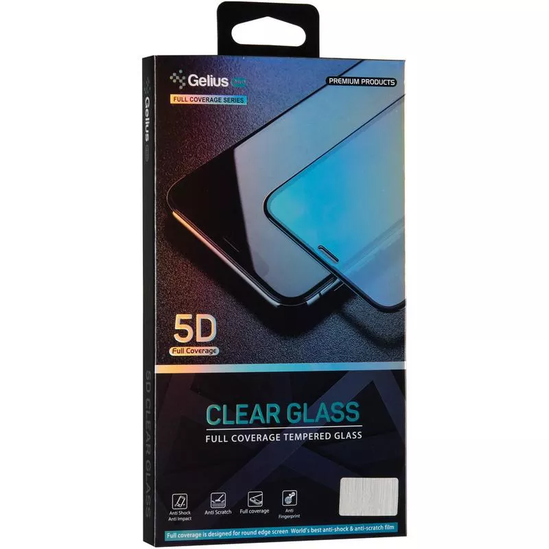 Защитное стекло Gelius Pro 5D Clear Glass for iPhone 7 Plus/8 Plus Black