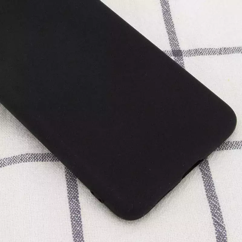 Чехол Silicone Cover Full without Logo (A) для Huawei P40 Lite E / Y7p (2020), Черный / Black