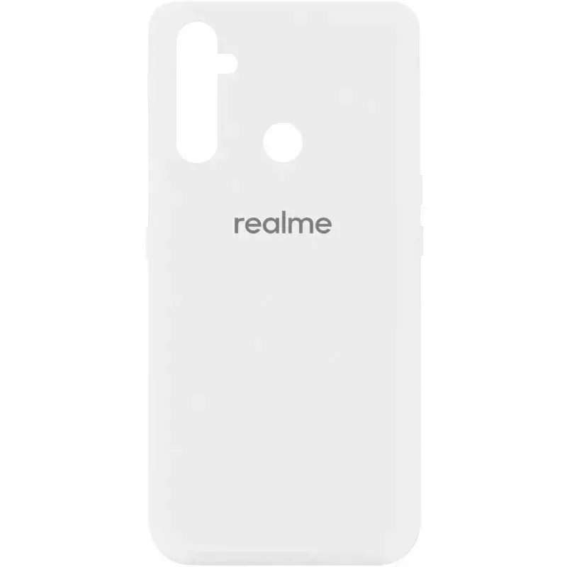 Чехол Silicone Cover My Color Full Protective (A) для Realme C3 / 5i, Белый / White