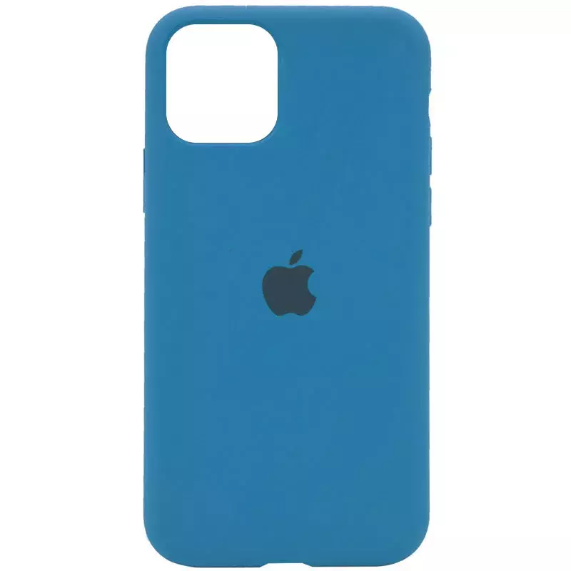 Чехол Silicone Case Full Protective (AA) для Apple iPhone 13 Pro (6.1"), Синий / Sea Blue