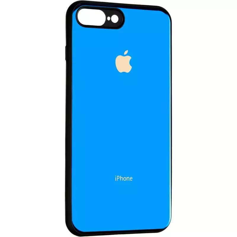 Gelius Metal Glass Case for iPhone 7 Plus/8 Plus Blue