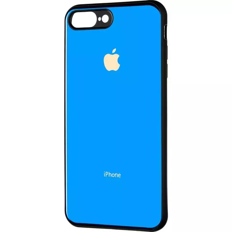 Gelius Metal Glass Case for iPhone 7 Plus/8 Plus Blue