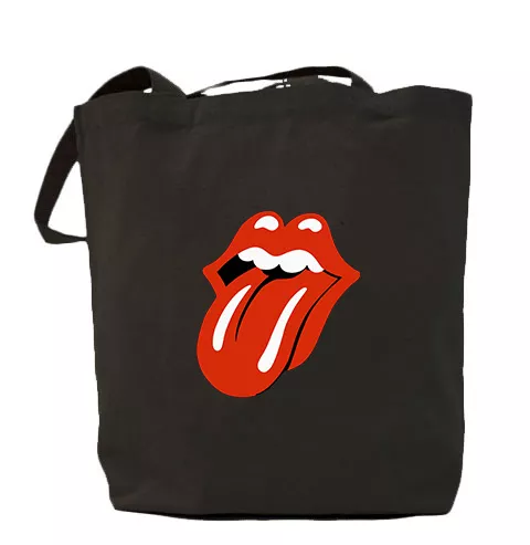 Сумка-мешок черная - Rolling Stones