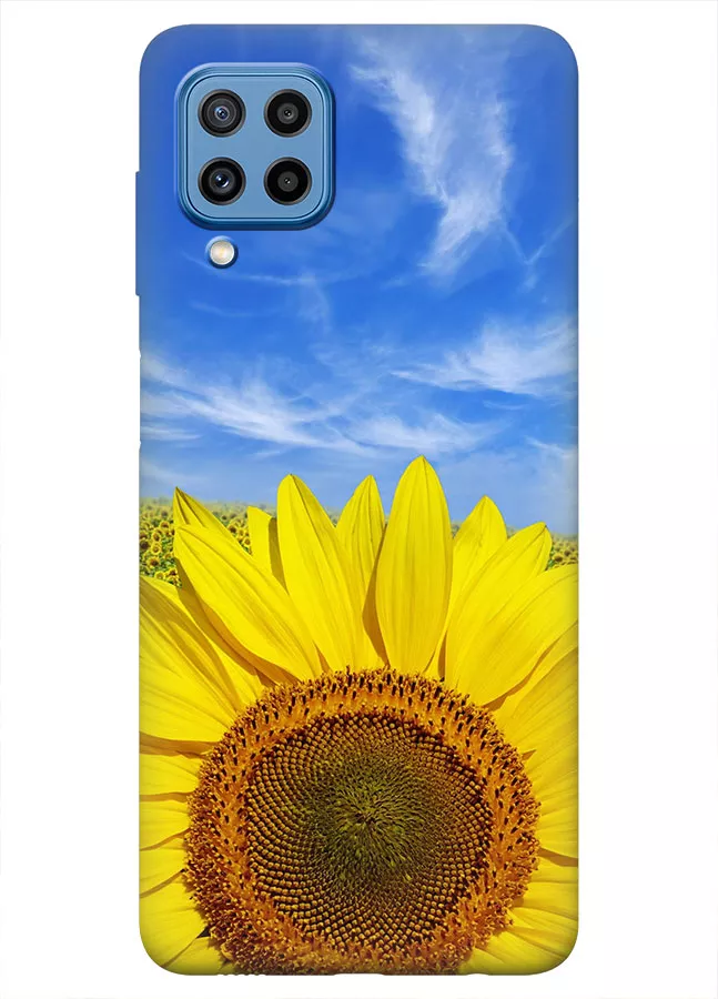 Красочный чехол на Гелекси М22 с цветком солнца - Подсолнух