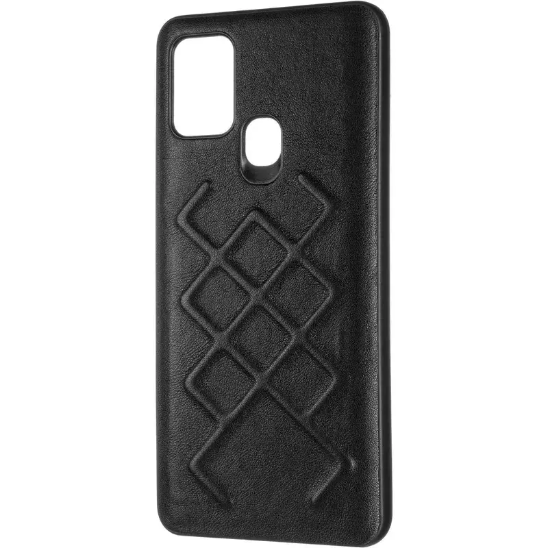 Jesco Leather Case for Samsung A217 (A21s) Black