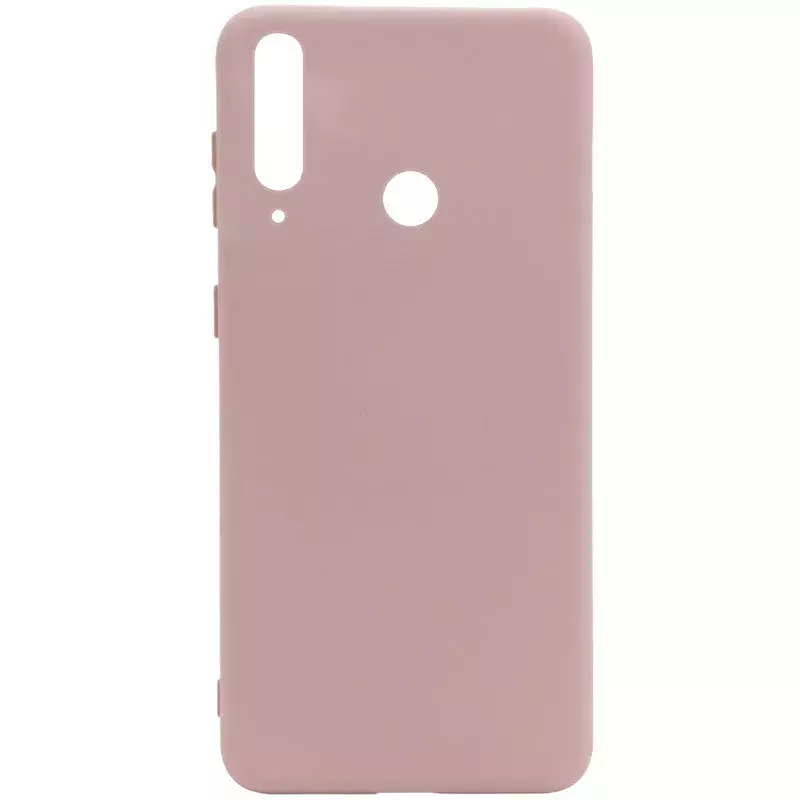 Чехол Silicone Cover Full without Logo (A) для Huawei P40 Lite E || Huawei Y7p, Розовый / Pink Sand