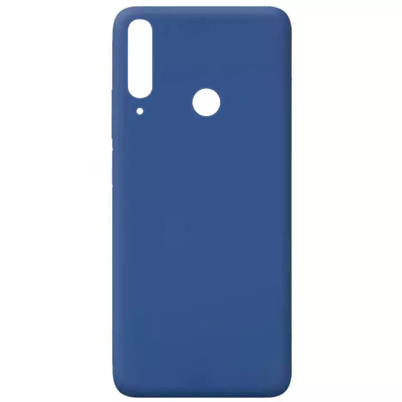 Чехол Silicone Cover Full without Logo (A) для Huawei P40 Lite E || Huawei Y7p, Синий / Navy blue