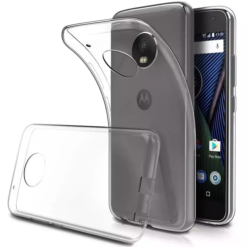 TPU чехол Epic Transparent 1,0mm для Motorola Moto G6 Plus, Бесцветный (прозрачный)