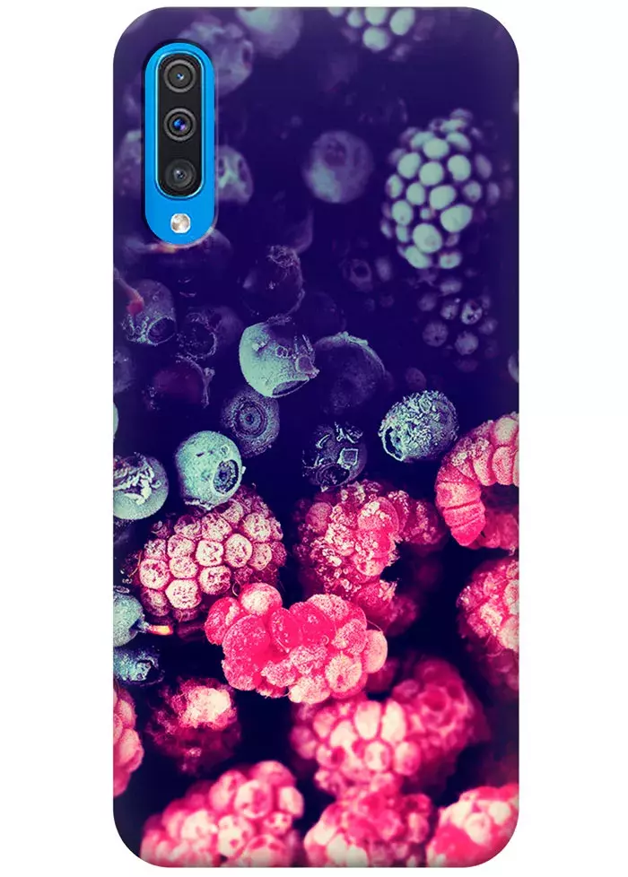 Чехол для Galaxy A50 - Ягодный смузи