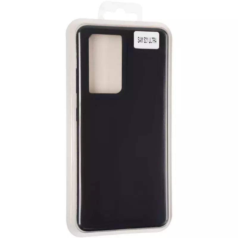 Original 99% Soft Matte Case for Samsung G998 (S21 Ultra) Black