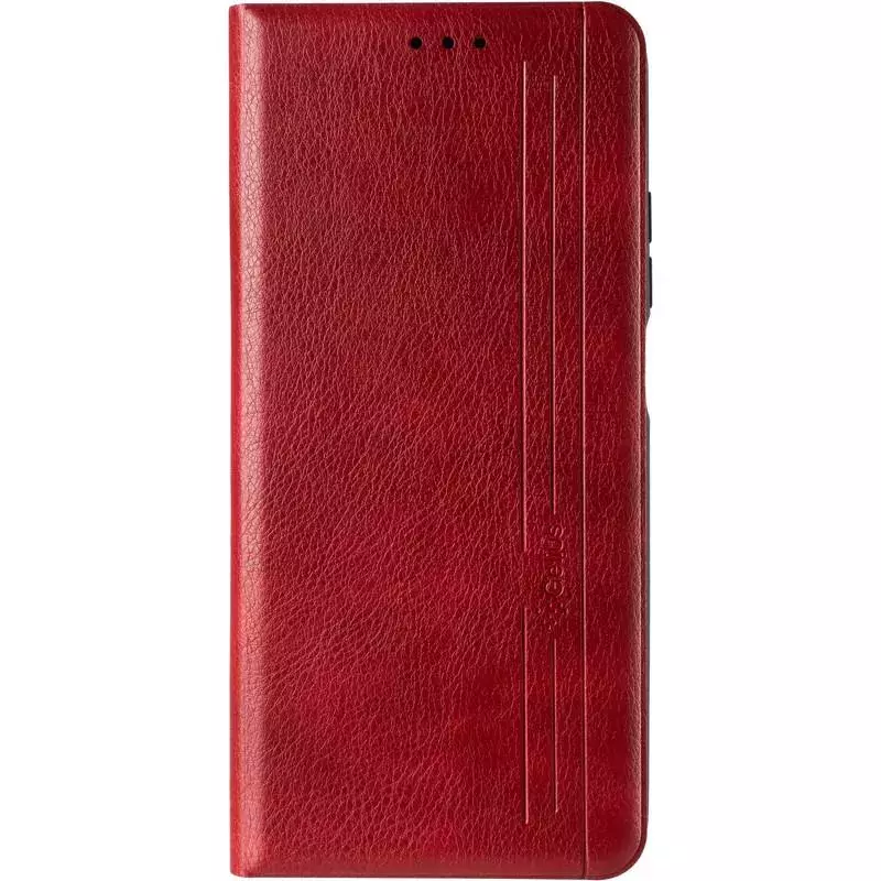 Book Cover Leather Gelius New for Xiaomi Mi 10t Red