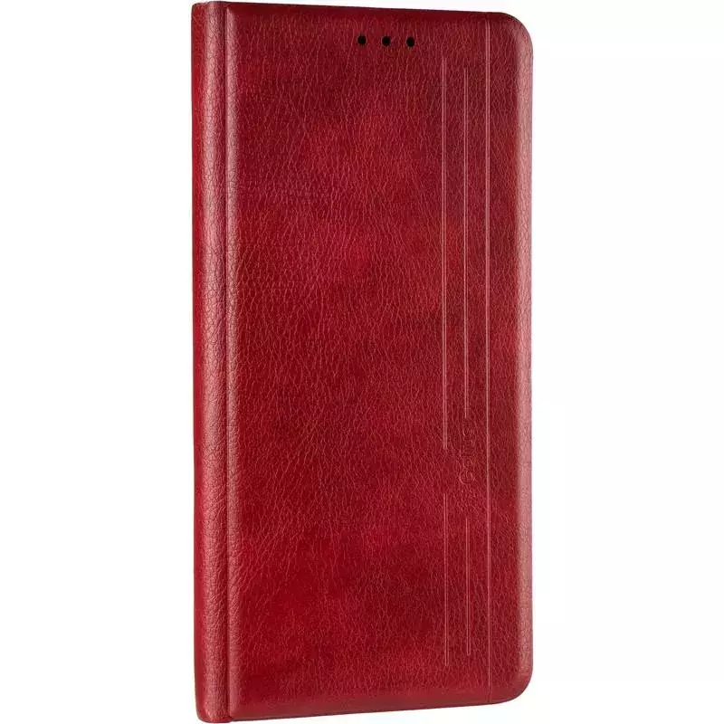 Book Cover Leather Gelius New for Xiaomi Redmi 9 Red