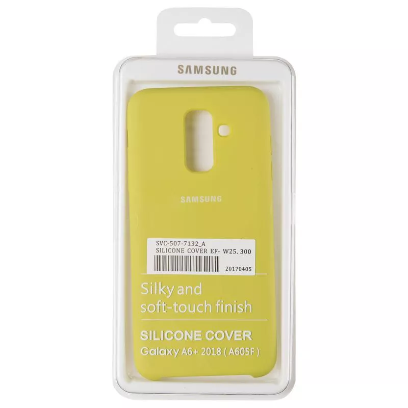 Original Soft Case Samsung A605 (A6 Plus-2018) Light Green (1)