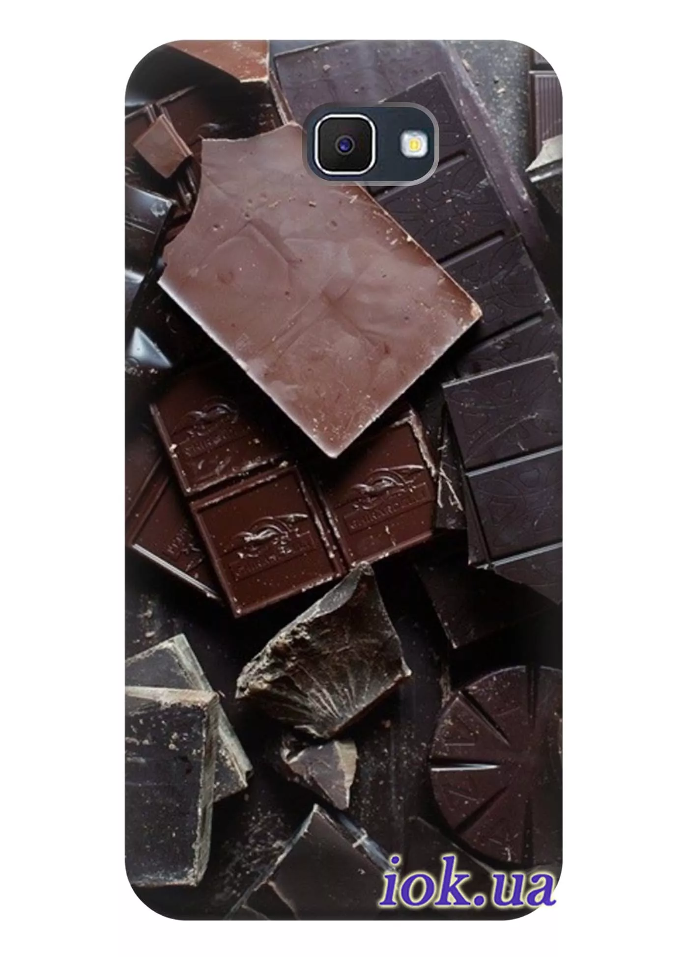 Чехол для Galaxy J5 Prime - Шоколадный принт