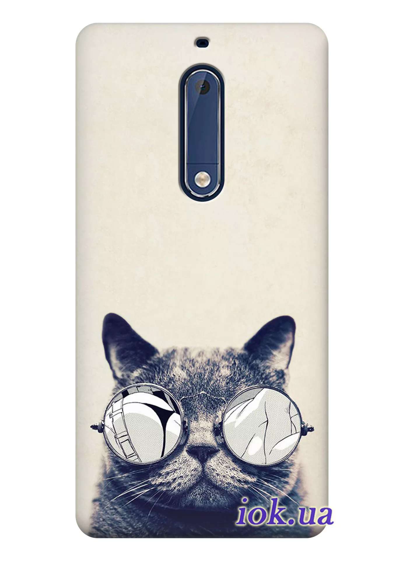 Чехол для Nokia 5 - Кот в очках