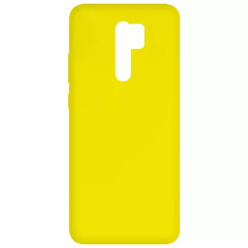 Чехол Silicone Cover Full without Logo (A) для Xiaomi Redmi 9, Желтый / Flash