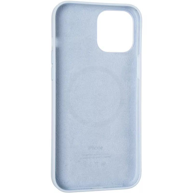 Чехол Original Full Soft Case (MagSafe Splash Screen) для iPhone 12 Pro Max Cloud Blue