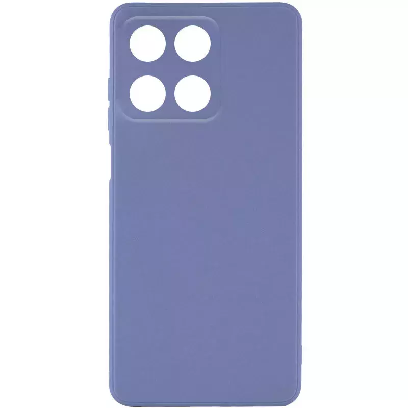 Силиконовый чехол Candy Full Camera для Huawei Honor X6a, Голубой / Mist blue