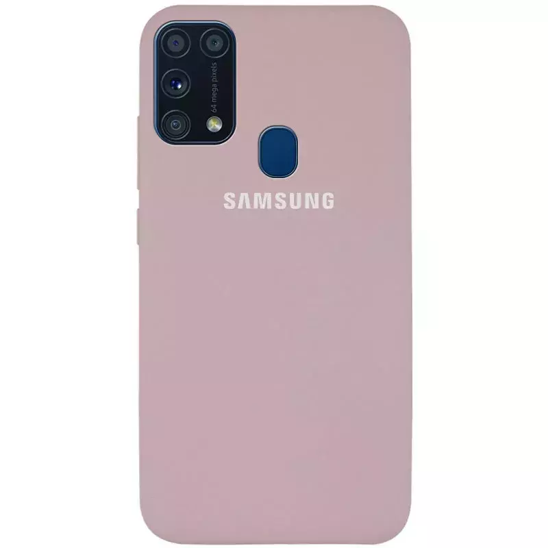 Чехол Silicone Cover Full Protective (AA) для Samsung Galaxy M31, Серый / Lavender