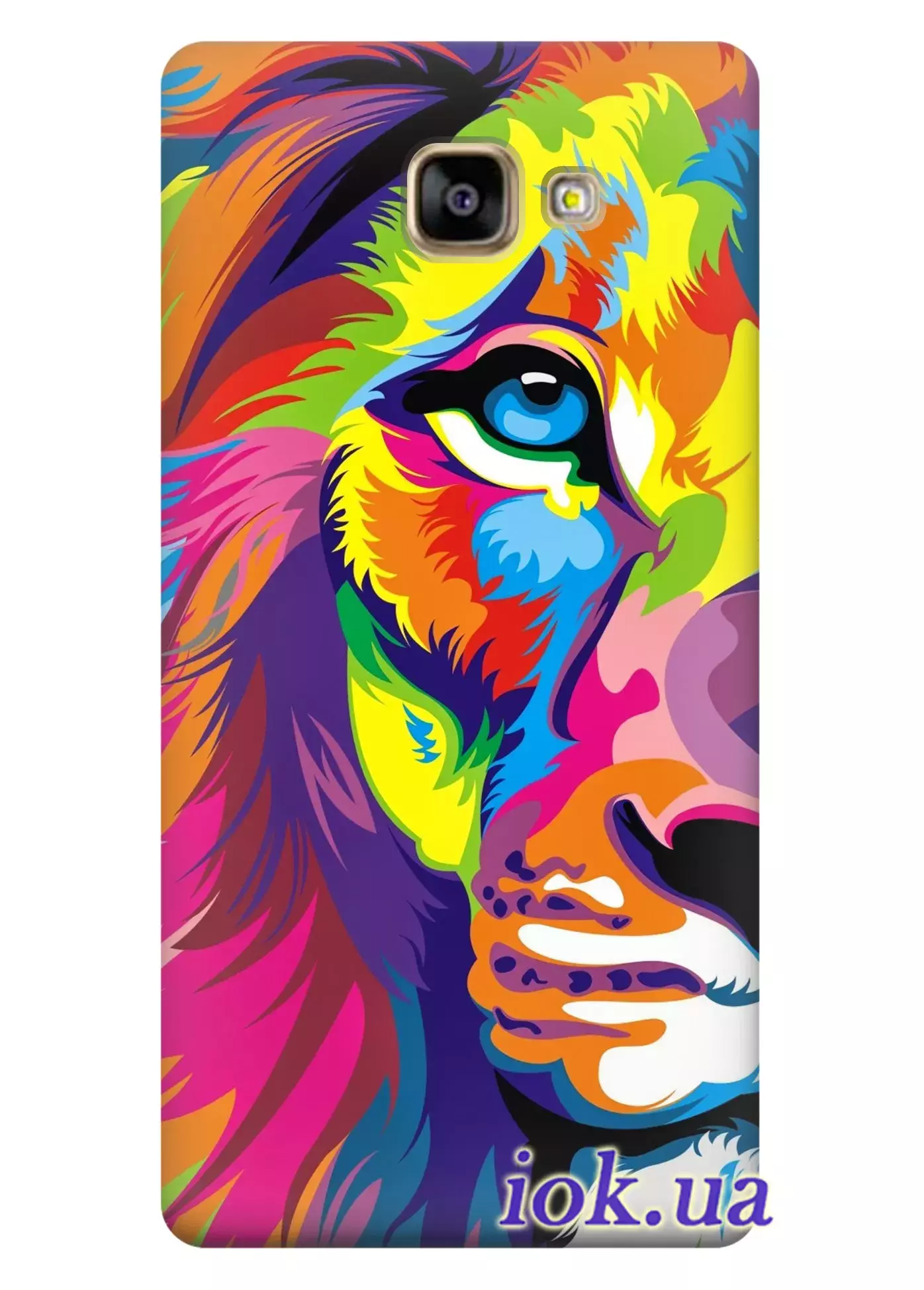 Чехол для Galaxy A9 Pro - Цветной лев
