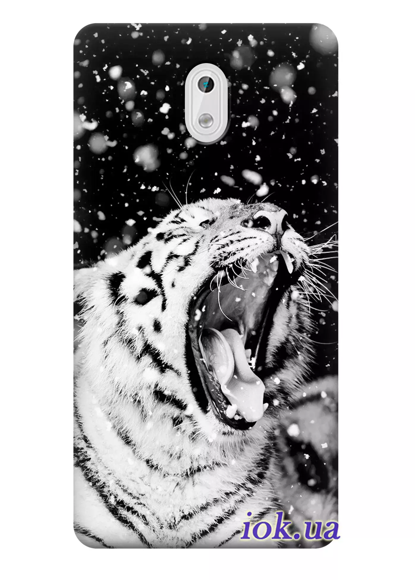 Чехол для Nokia 3 - Белый тигр