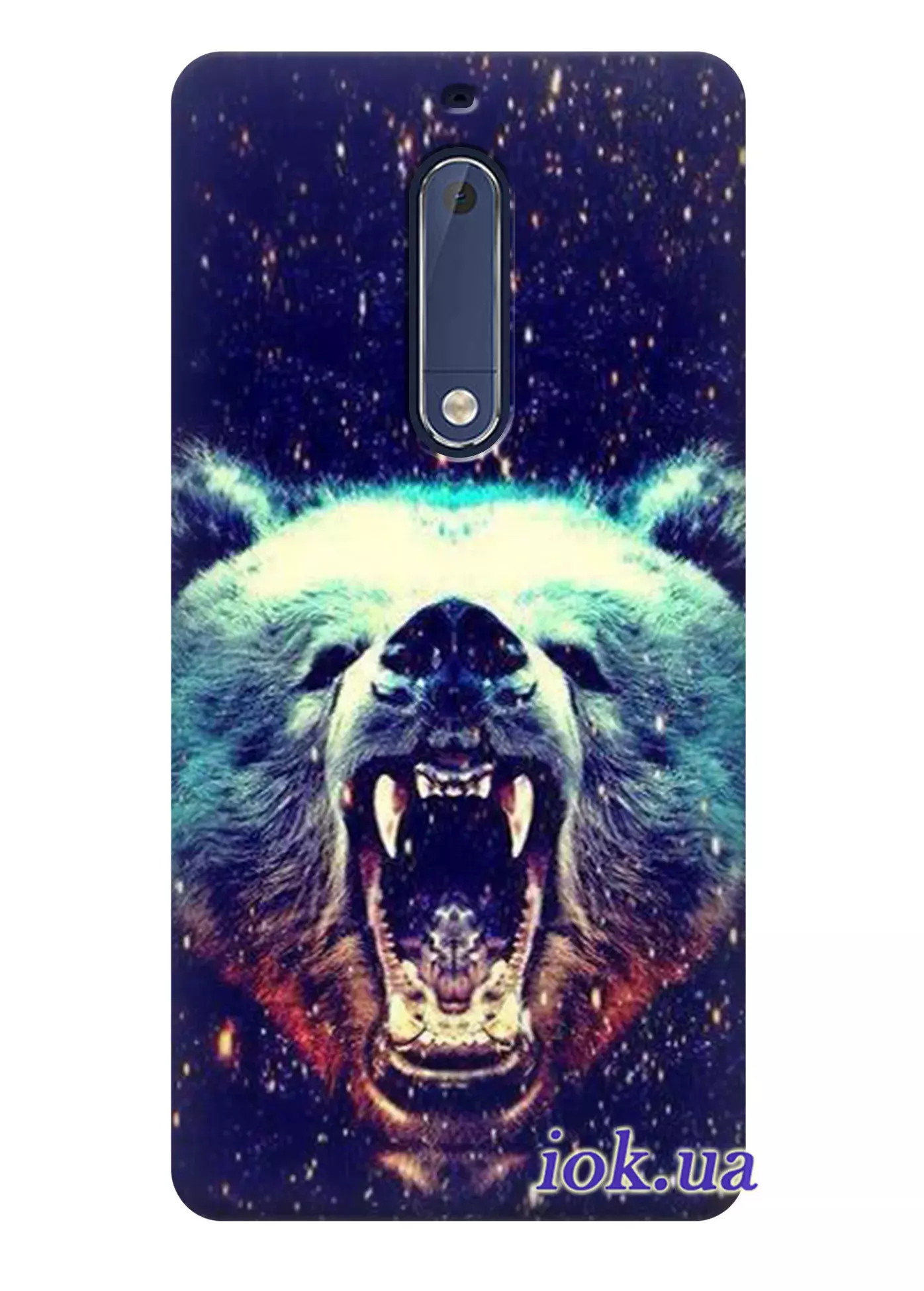 Чехол для Nokia 5 - Злой медведь