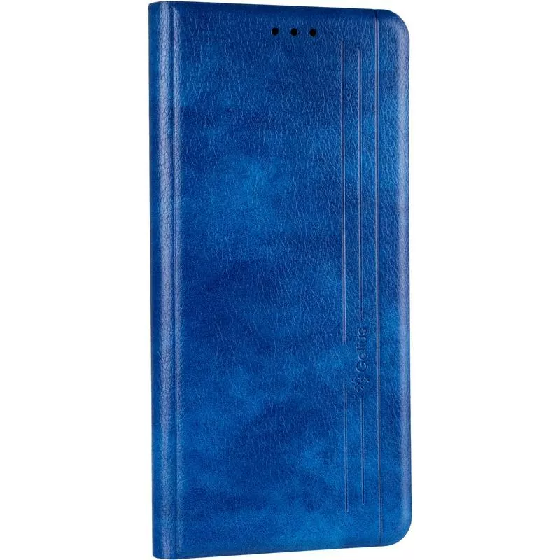 Book Cover Leather Gelius New for Huawei P Smart (2021) Blue