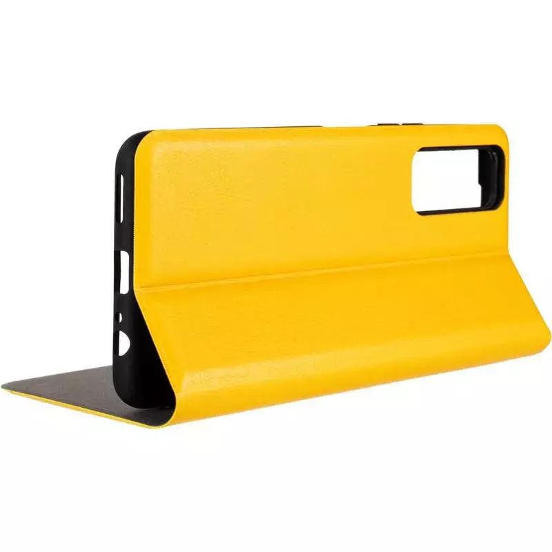 Book Cover Leather Gelius New for Huawei P Smart (2021) Yellow