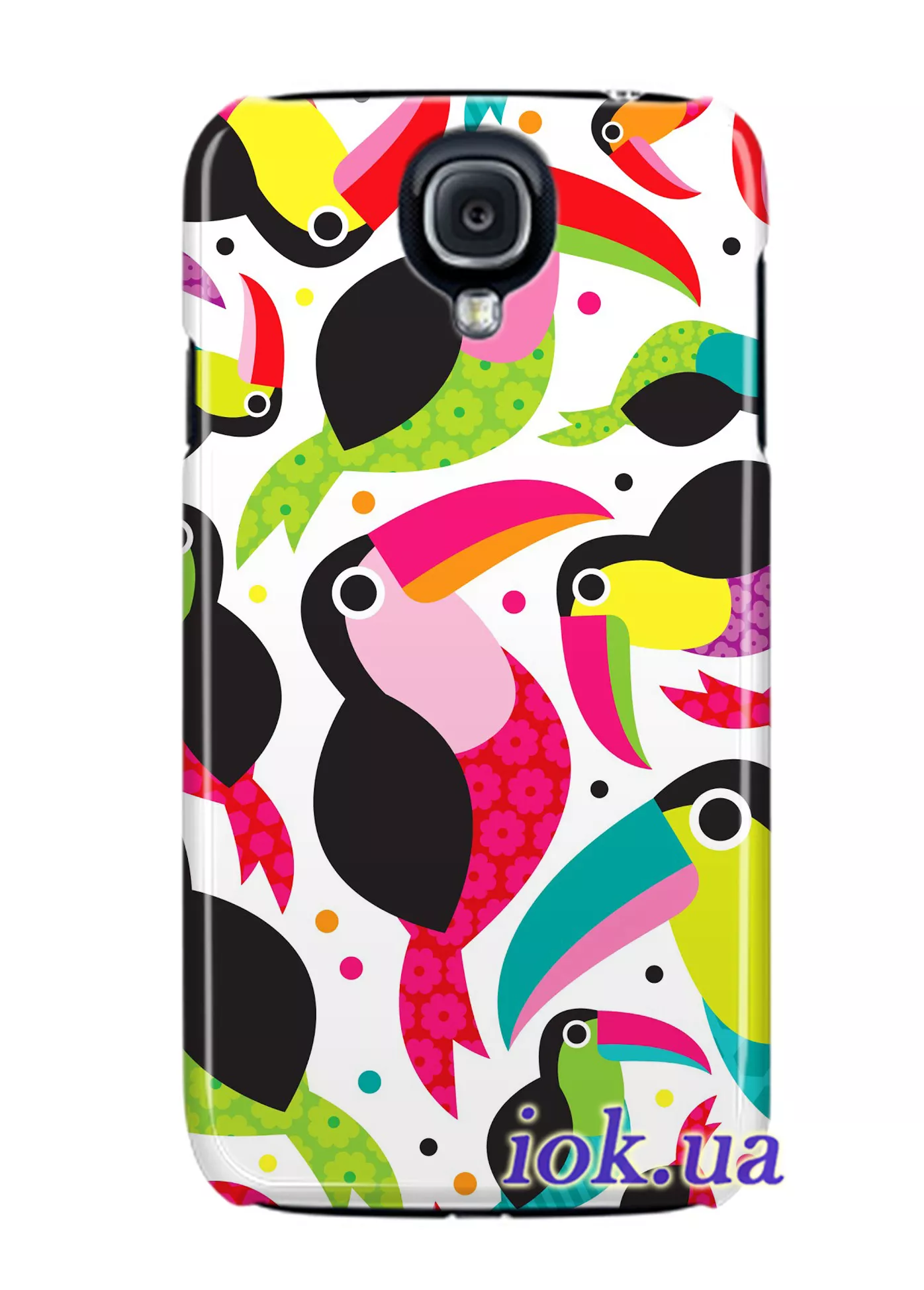 Чехол для Galaxy S4 Black Edition - Экзотические птицы
