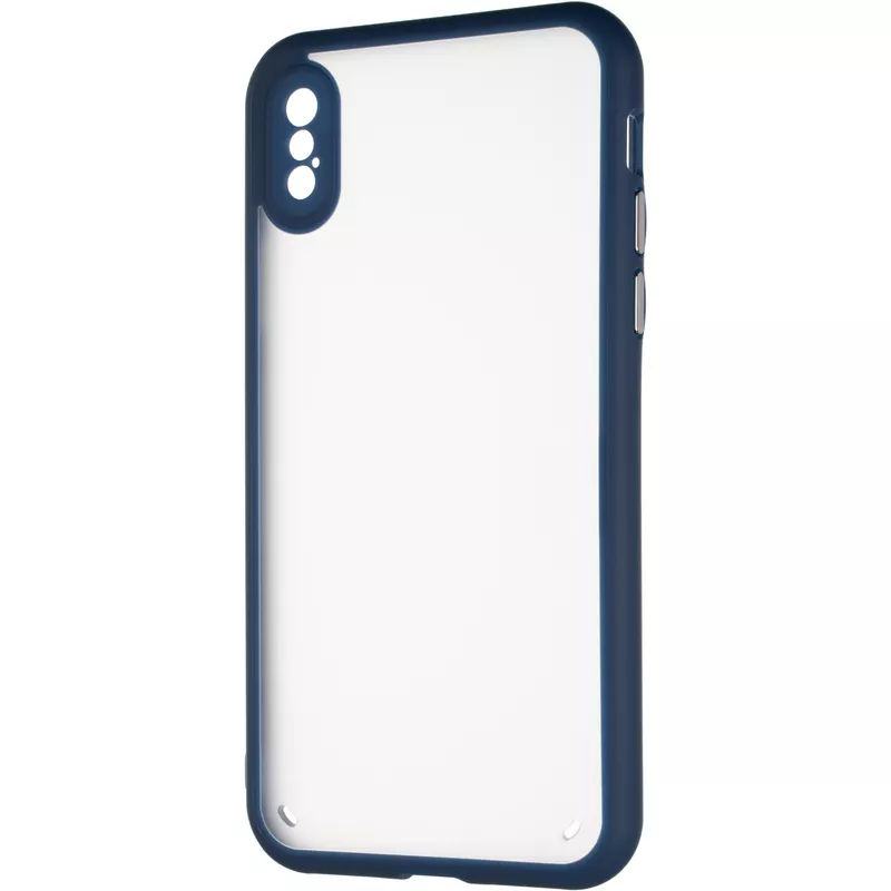 Gelius Bumper Mat Case New for iPhone X/XS Blue