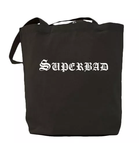 Сумка-мешок черная - Superbad