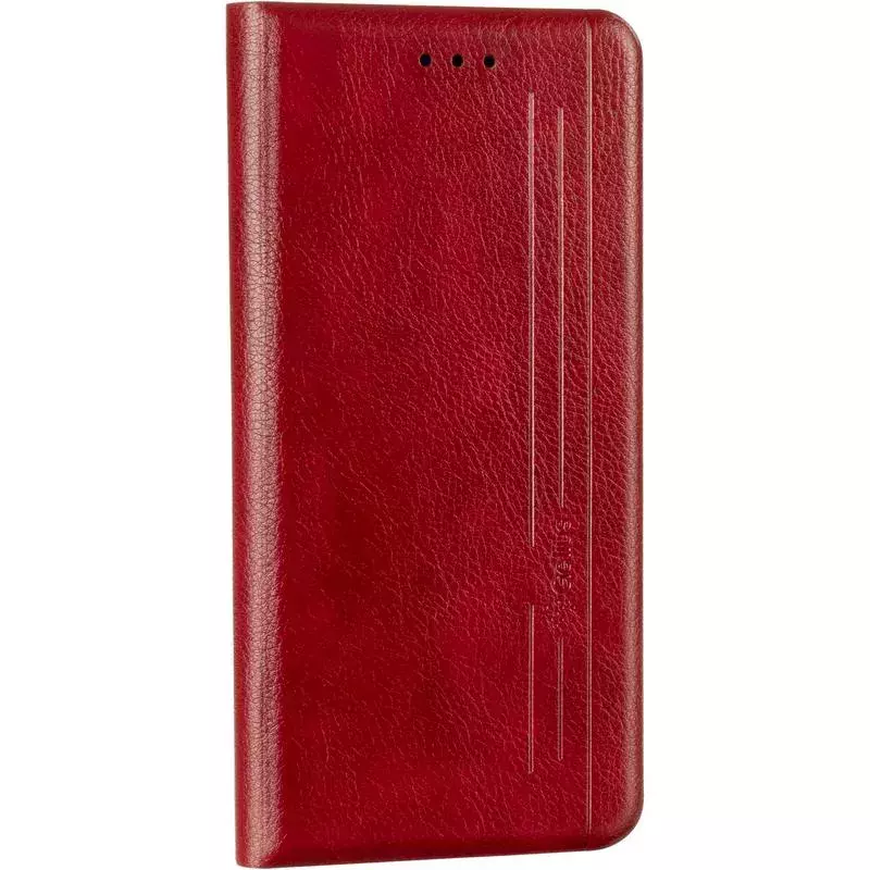 Book Cover Leather Gelius New for Samsung G991 (S21) Red