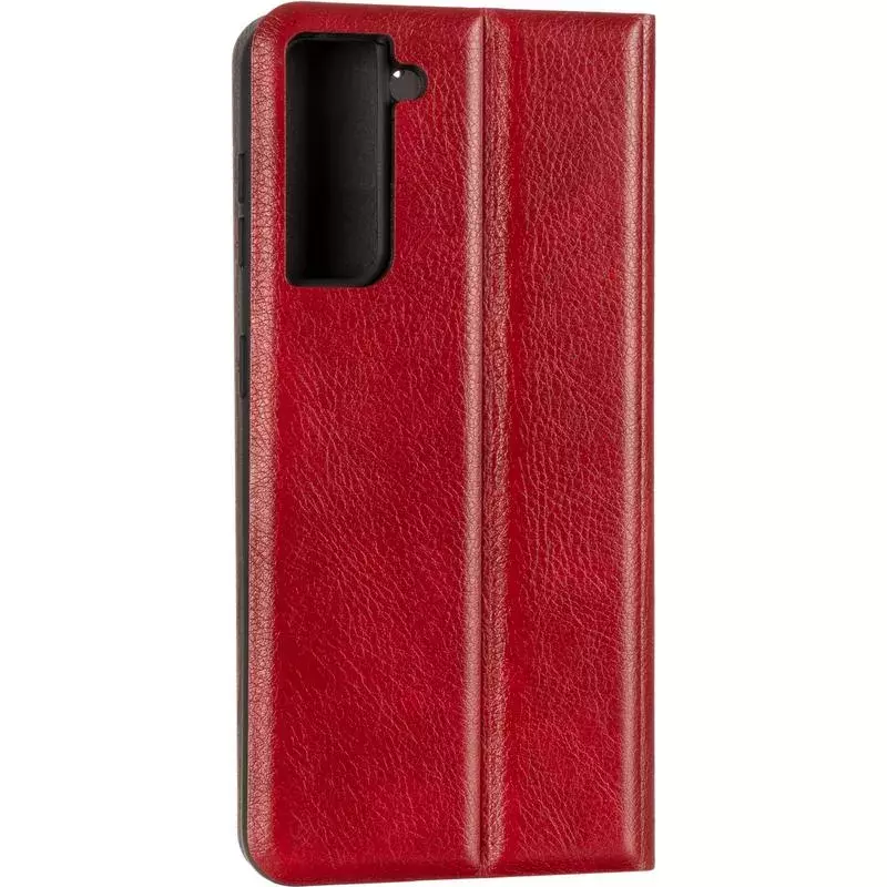 Book Cover Leather Gelius New for Samsung G991 (S21) Red