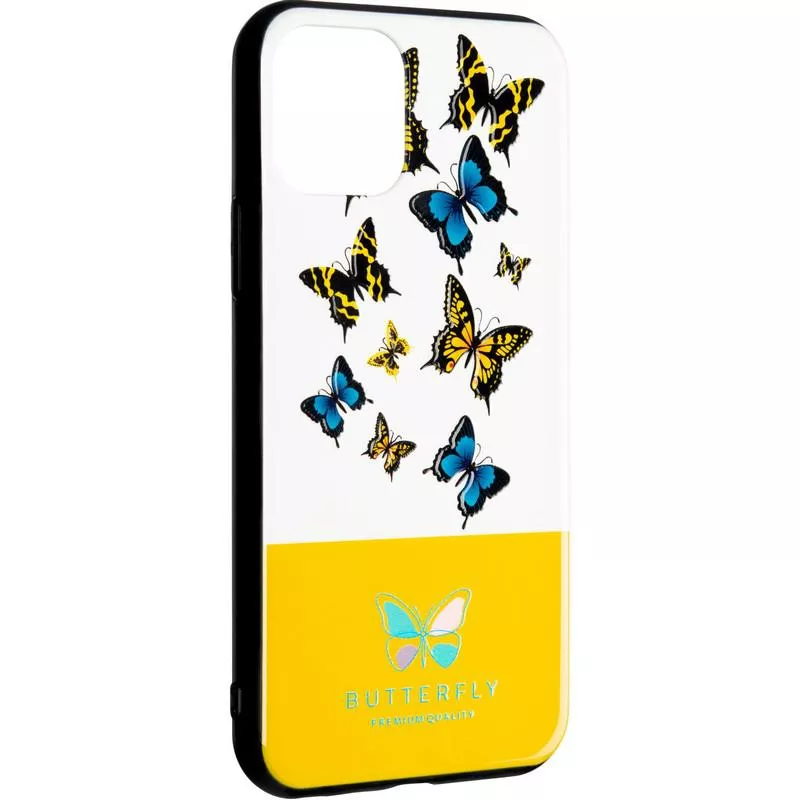 Butterfly Case for iPhone XS Yellow