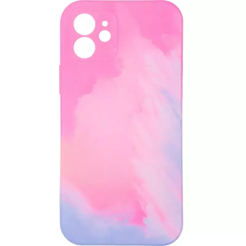 Watercolor Case for iPhone 12 Pink
