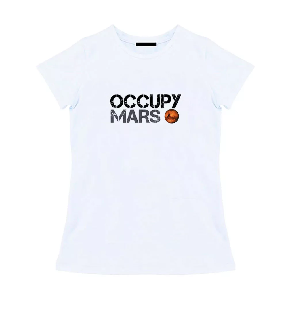 Женская футболка - Occupy Mars