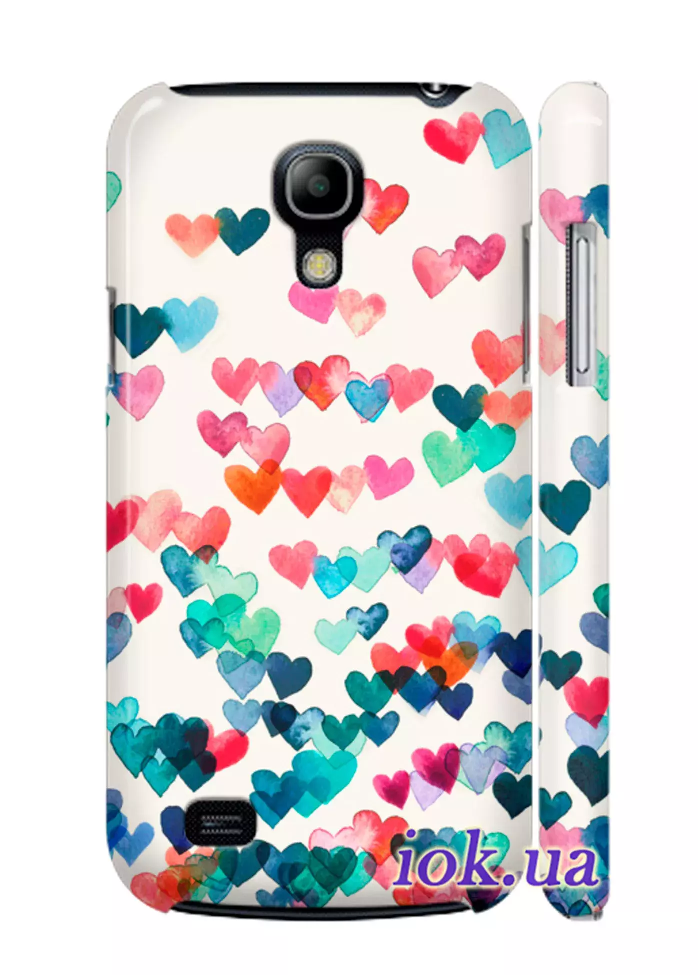 Чехол на Galaxy S4 mini - Сердечки