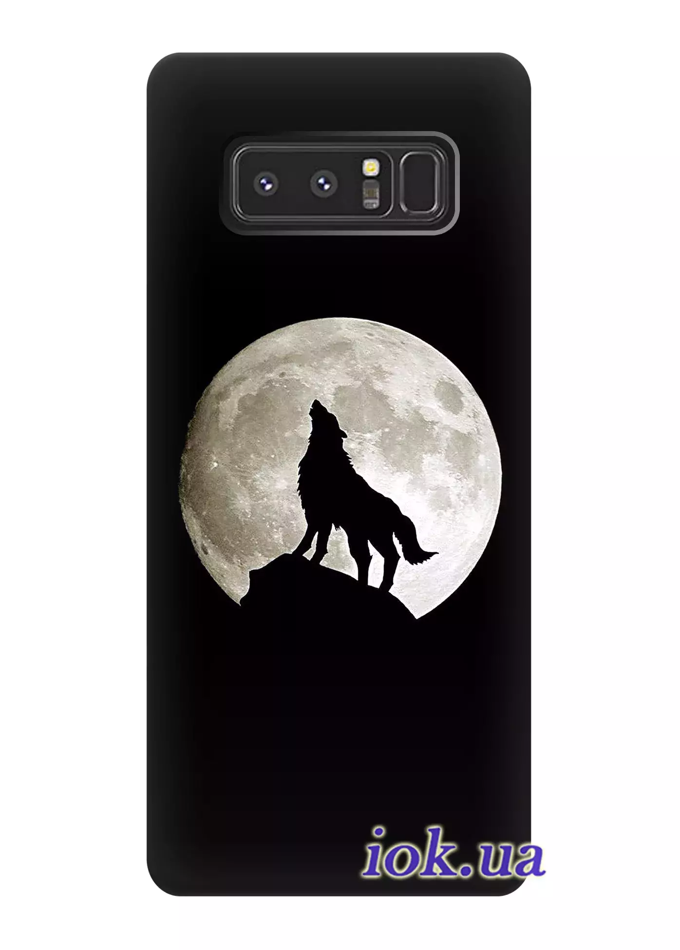 Чехол для Galaxy Note 8 - Одинокий волк