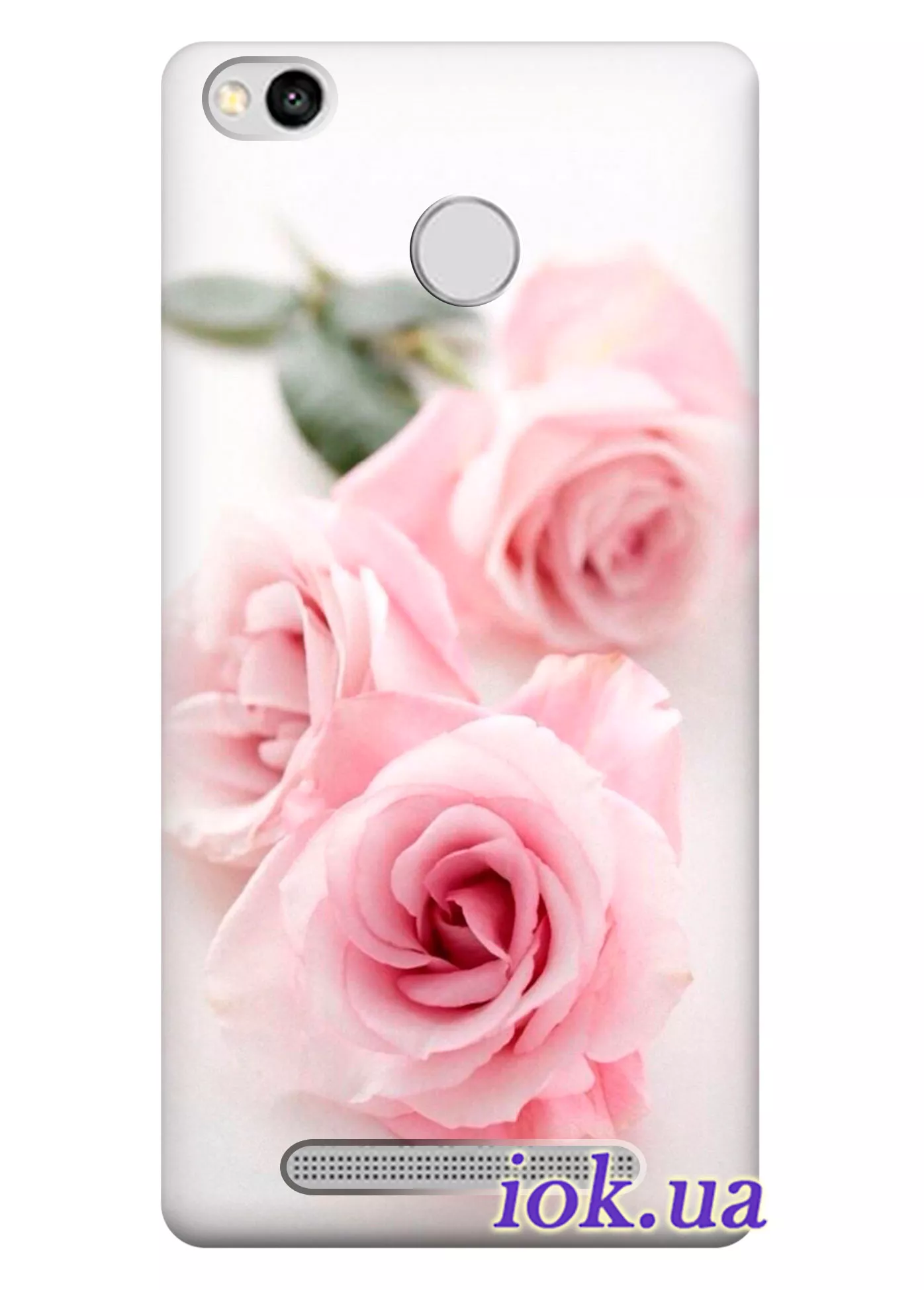 Чехол для Xiaomi Redmi 3S - Розовые розы