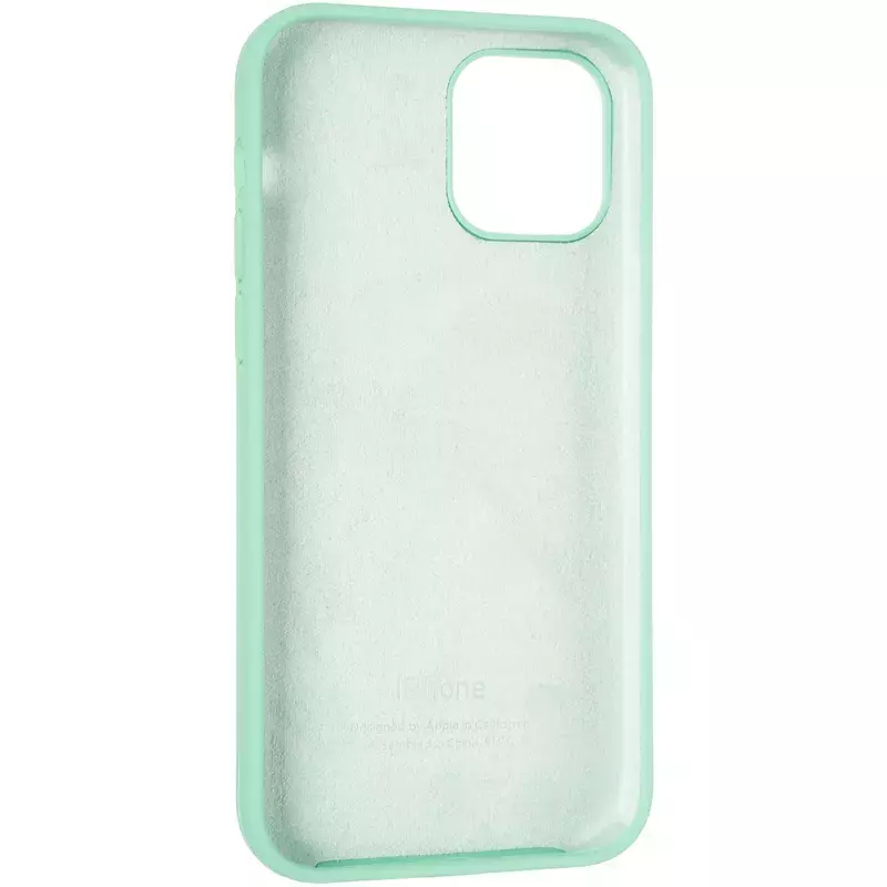 Чехол Original Full Soft Case для iPhone 12/12 Pro Spermint