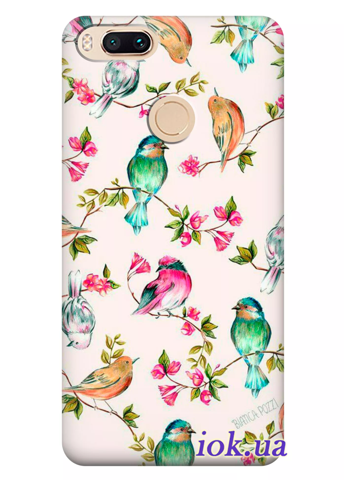Чехол для Xiaomi Mi 5x - Красочные птицы