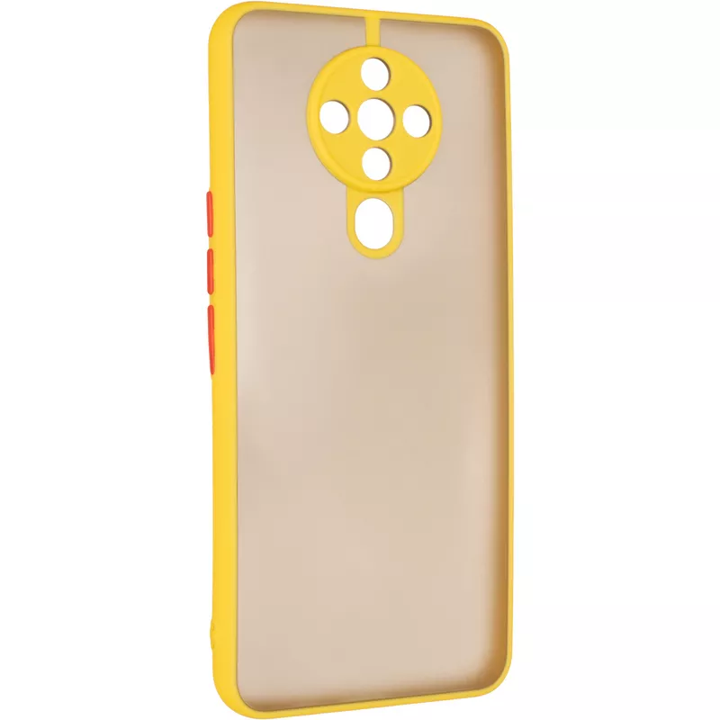 Gelius Bumper Mat Case New for Tecno Pop 2F Yellow