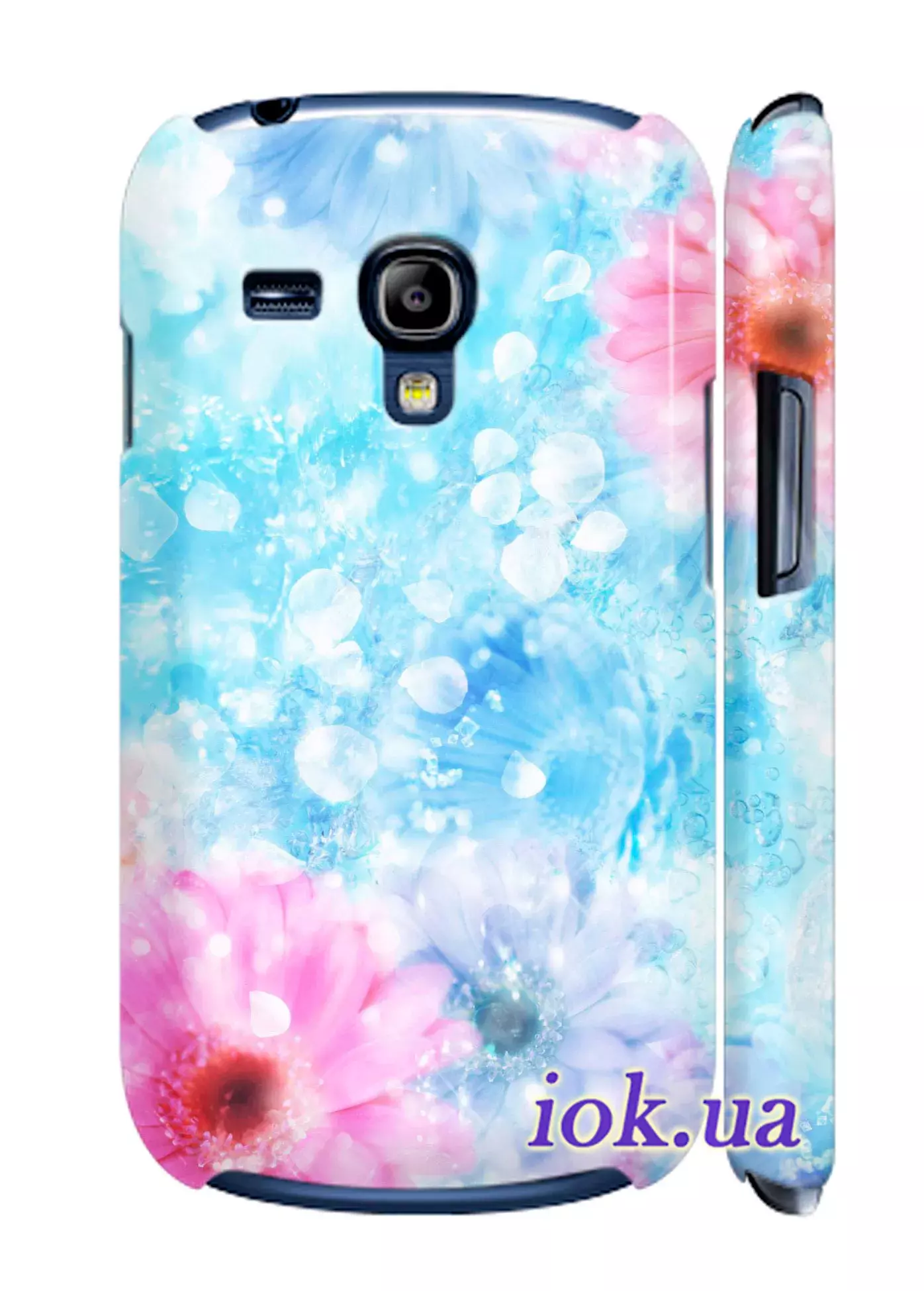 Чехол для Galaxy S3 Mini - Цветы в воде